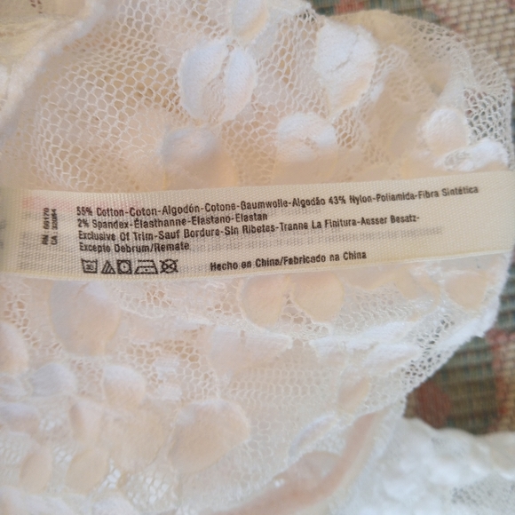 Intimately Free People white lace top size small - Picture 10 of 10